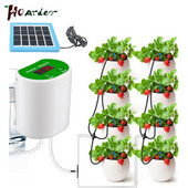 Pompă Irigare prin picurare inteligentă Pompă de apă Sistem de temporizare Dispozitiv de udare automat pentru grădină Încărcare cu energie solară Plantă în ghiveci