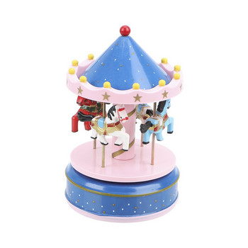 Карусел Кутия Детска играчка Коледа Сватба Подарък за рожден ден Музикални кутии Музикални кутии за въртележки