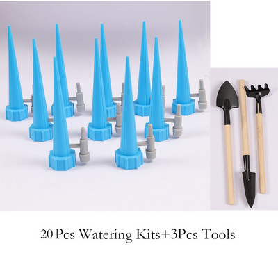 Kompleti za automatsko navodnjavanje od 10/20 komada Podesivi sustav za navodnjavanje kap po kap za vrtno cvijeće, uređaj za kapanje vode Lopatica
