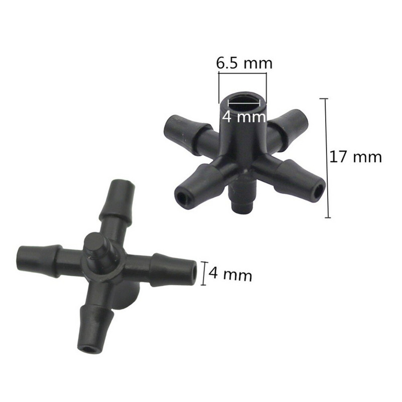 2L/4L/8L Šiltnamio lašelinio laistymo rinkinys Sodo 4 krypčių nukreipimo lašelinė rodyklė Laistymo sistema Vazoniniai augalai Laistymo rinkinys 10 rinkinių