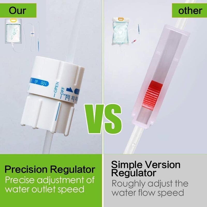 2–6,5 l augalų laistymo maišelis Automatinis laistymo maišelis Reguliuojamas sodo vazonas Lašinimo adatos įrenginys Sodo laistymo vandens maišelis