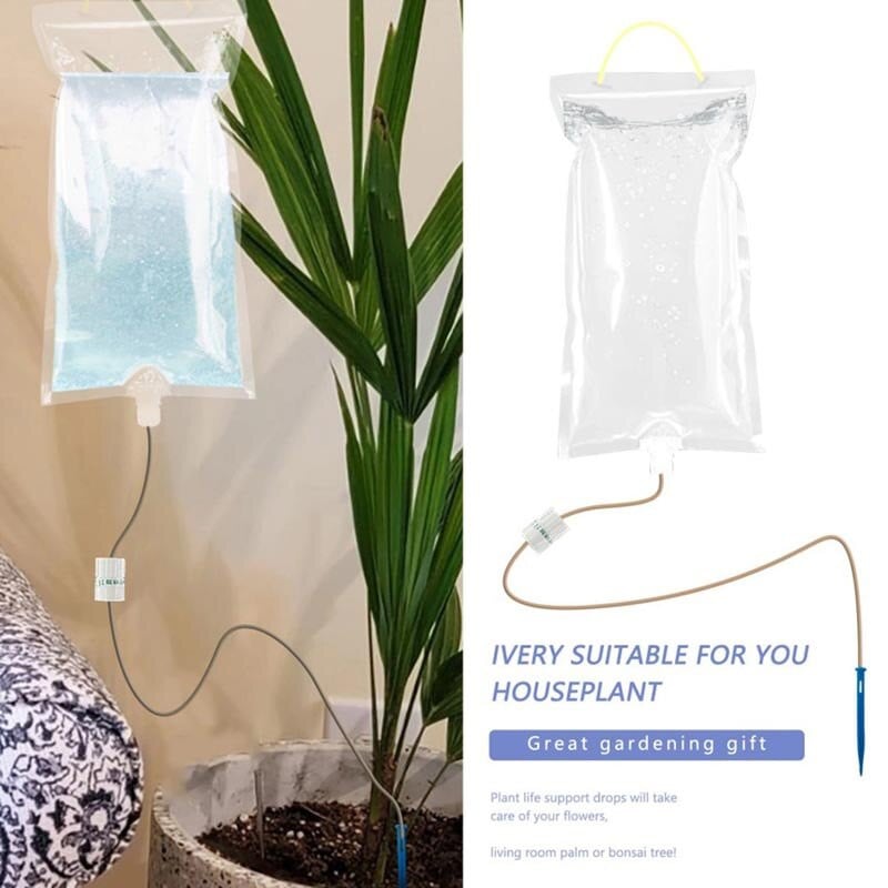 2–6,5 l augalų laistymo maišelis Automatinis laistymo maišelis Reguliuojamas sodo vazonas Lašinimo adatos įrenginys Sodo laistymo vandens maišelis