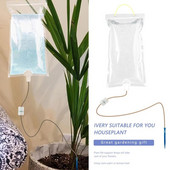 Pungă de irigare a plantelor reglabilă Sac de udare automată Ghivece de grădină Dispozitiv cu ac de picurare Sac de udare de grădină automată