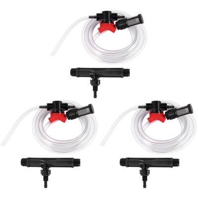 3X 1/2 Συσκευή άρδευσης κήπου Venturi Injector Fertilizer Switch Water Tube Kit