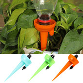 12 buc. Instrument automat de irigare prin picurare Spikes Set de udare a plantelor de flori Adapator cu comutator Supapa de control Dispozitiv de auto-udare