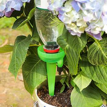 12 ΤΕΜ Εργαλείο αυτόματης στάγδην άρδευσης Spikes κιτ ποτίσματος λουλουδιών Πότισμα με συσκευή αυτοποτίσματος με βαλβίδα ελέγχου διακόπτη