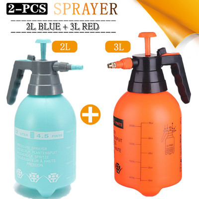 2 dalių rankinis slėginis vandens purkštuvas Trigger Oro siurblys Sodo dezinfekcijos purkštuvai Purškimo butelis Automobilių valymo purkštuvas laistymo skardinė