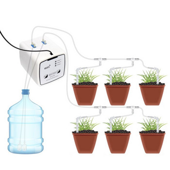 2022 Νέο αυτόματο μηχάνημα ποτίσματος διπλής αντλίας για φυτά κήπου Έλεγχος εφαρμογής 2,4 ghz Συσκευή ποτίσματος Οικιακό σύστημα ποτίσματος