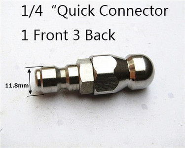 Kanalizacijos valymo antgalis aukšto slėgio ploviklio kanalizacijos valymo antgalis Kanalizacijos valymo purkštukas