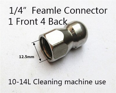 Kanalizacijos valymo antgalis aukšto slėgio ploviklio kanalizacijos valymo antgalis Kanalizacijos valymo purkštukas