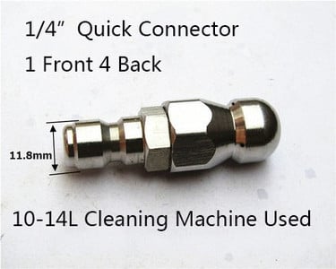 Kanalizacijos valymo antgalis aukšto slėgio ploviklio kanalizacijos valymo antgalis Kanalizacijos valymo purkštukas
