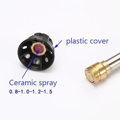 NuoNuoWell laistymo purškimo pistoletas, žemės ūkis, orientuotas į ūkį aukšto slėgio purkštuvas Airbrush išmetimo reguliuojamas rūko purkštuvo antgalis