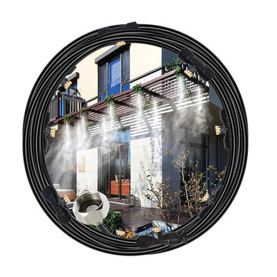 Misters for Outside Patio Lauko rasojimo sistema vėsinimui | Water Mister aušinimo sistema verandos sodo batuto skėčiui