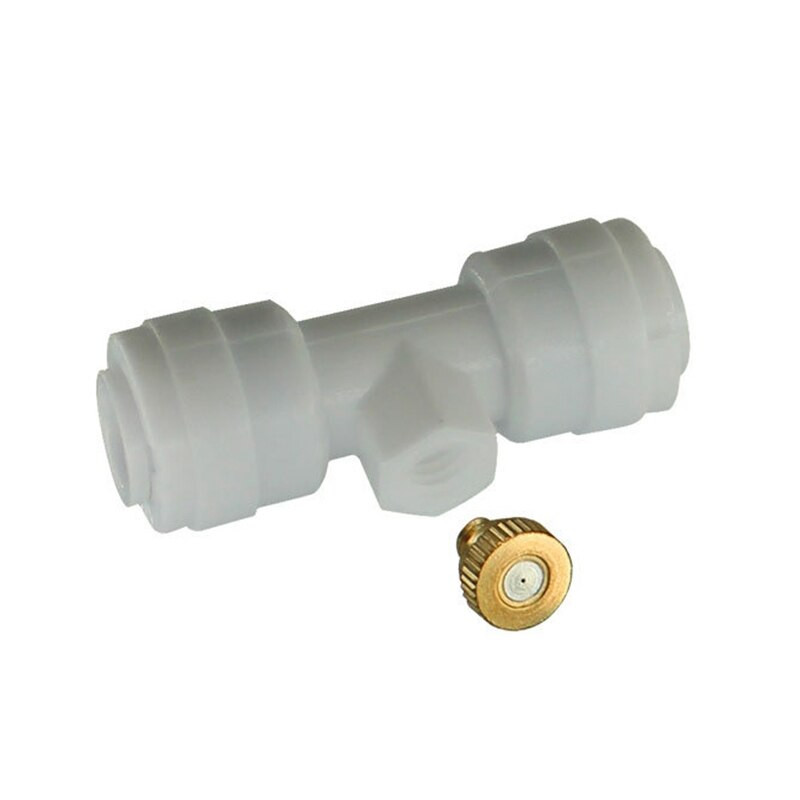 30 бр. Комплект дюзи за замъгляване Система за охлаждане Mister Дюзи Slip-Lock Tees Дюзи за мъгла за система за замъгляване на двора Градина