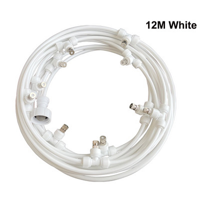 Alacsony nyomású 6 mm-es permetező rendszer 18M 26db fúvóka ködködképző készlet kerti kültéri üvegházi növényekhez hűtővíz permetező