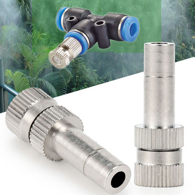 10 τμχ 5-15 bar Mist Cooling Slip Lock Nozzle 6mm Χαμηλής πίεσης Micro- ακροφύσια Connectors Garden Irrigation Sprayers