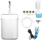 Kambarinių augalų savaiminio laistymo sistema „Micro DIY“ automatinis lašelinio laistymo rinkinys su 1–10 dienų vandens laikmačiu, idealiai tinka šiltnamiui viduje