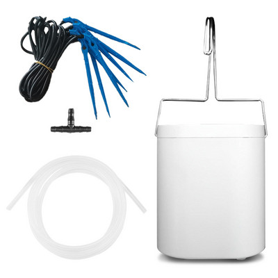 Kambarinių augalų savaiminio laistymo sistema „Micro DIY“ automatinis lašelinio laistymo rinkinys su 1–10 dienų vandens laikmačiu, idealiai tinka šiltnamiui viduje