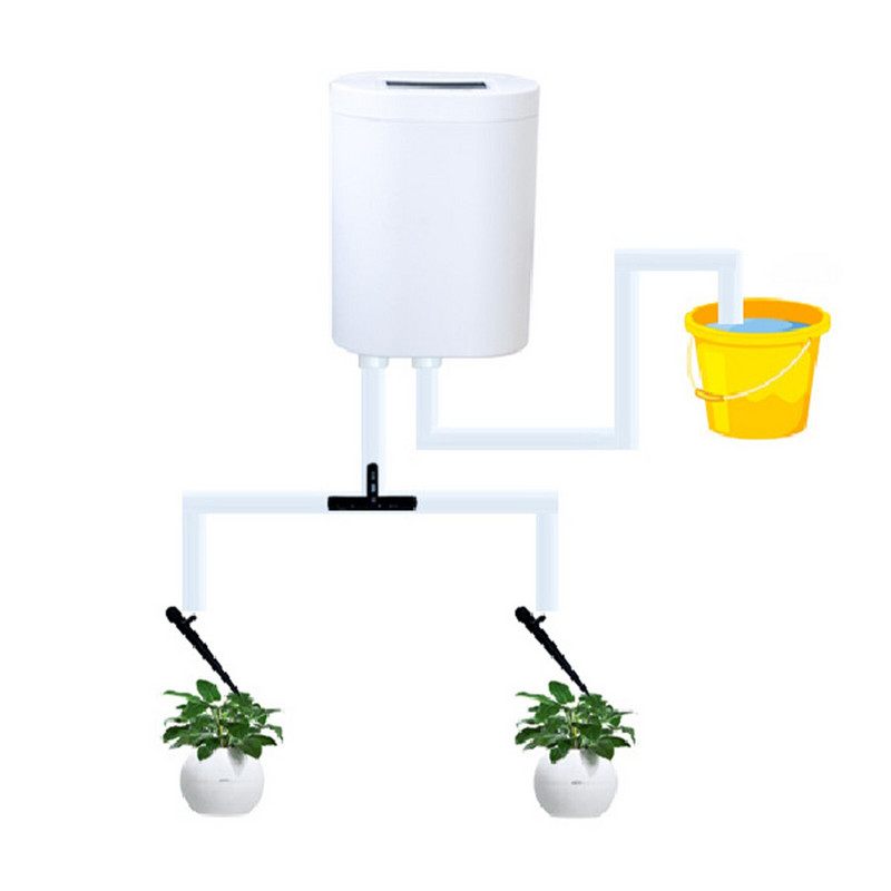 Kambarinių augalų savaiminio laistymo sistema „Micro DIY“ automatinis lašelinio laistymo rinkinys su 1–10 dienų vandens laikmačiu, idealiai tinka šiltnamiui viduje