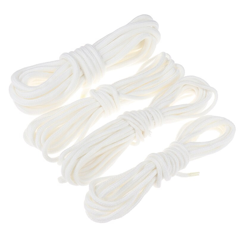 4/5/6/8MM 5/10M önöntöző pamut kanóc zsinór vetőcseréphez, barkácsolás, öntözőrendszer, lassú kioldású vízelvezető eszköz