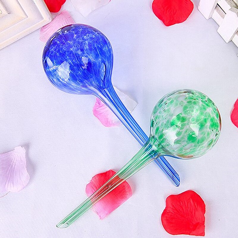 NAUJI automatiniai augalų laistymo gaubliai Dekoratyvinės rankomis pūstos stiklinės savaime laistomos lemputės, skirtos kambariniams augalams vazonuose Dirvožemis sodo laistymui