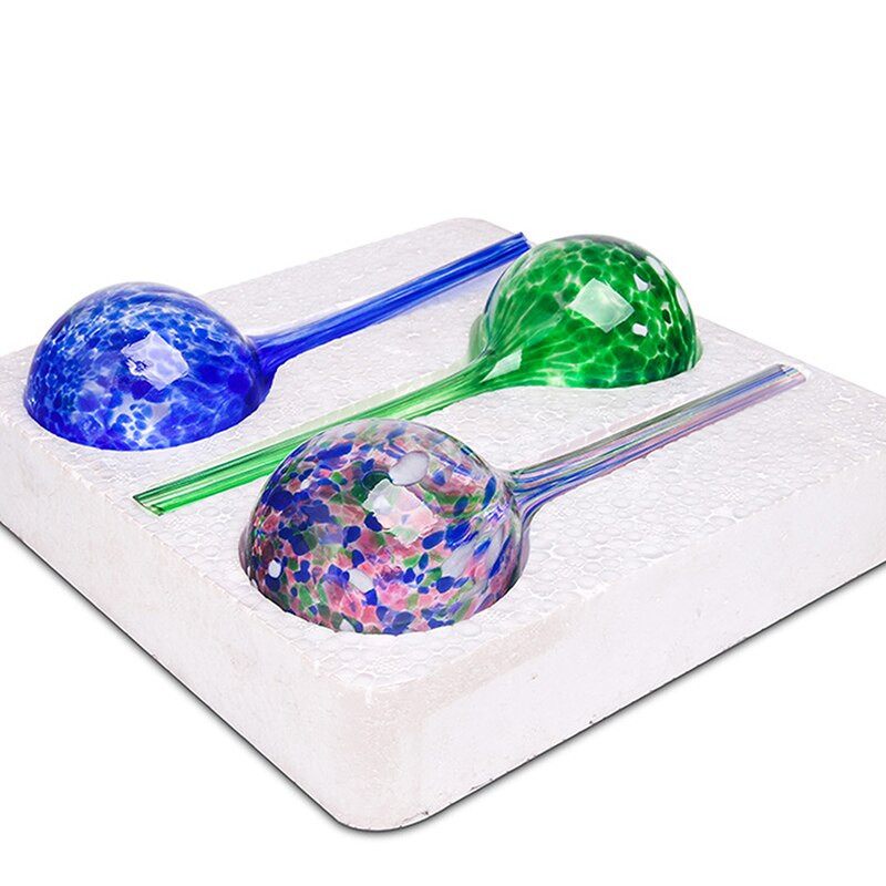 NAUJI automatiniai augalų laistymo gaubliai Dekoratyvinės rankomis pūstos stiklinės savaime laistomos lemputės, skirtos kambariniams augalams vazonuose Dirvožemis sodo laistymui