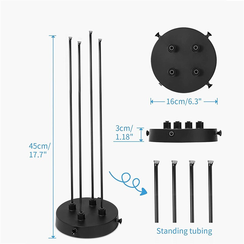 JAV / ES kištukinė stovi rūko aušinimo sistema 8MLine + 4 žalvariniai purkštukai, lankstūs antgaliai terasos baseino kepsniams vėsinti vaikams žaisti vandeniu