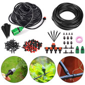 Reguliuojamų lašelių drėkinimo rinkinys Nešiojami augalai Sodo automatinė laistymo sistemos jungtis Purkštuvų aušinimo sistemos žarnų rinkiniai