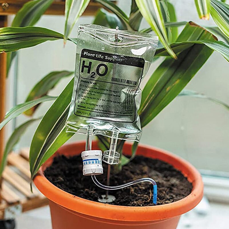 350 ml Augalų lašelinis drėkinimo maišelis Augalų gyvybę palaikantis lašelinės sistemos rinkinys Automatinis prietaisas, skirtas patalpose, lauke, laistyti vazonuose, kol nėra