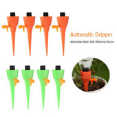 6/12 vnt. automatinis lašelinio laistymo smaigalys, automatinis gėlių augalų sodo laistymo rinkinys, reguliuojamas vandens savaiminio laistymo įtaisas