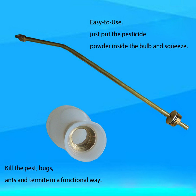 Puudrijaoturi tolmupihusti välitingimustes koos pikema lantsiga pestitsiid-insektitsiid-kahjuritõrje, vastupidav silikoonist termiiditapja