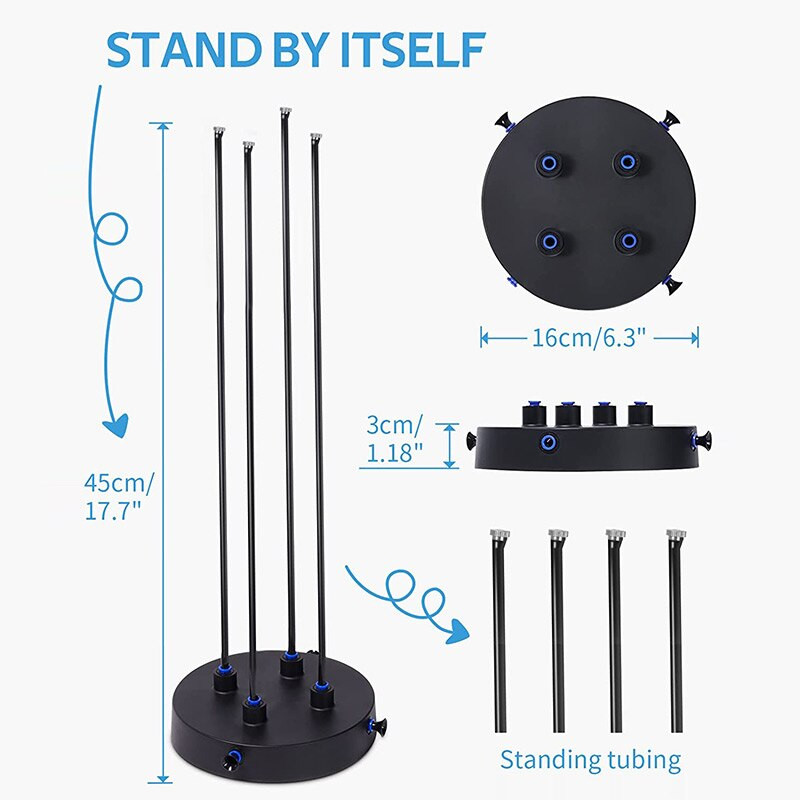 Sistem de răcire cu pulverizare pentru grădină, ceață portabilă, plantă pentru animale de companie, găină, ceață de apă, răcire, terasă, în aer liber, curte, petrecere, udare, răcire