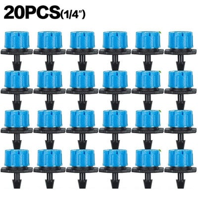 5-50 buc Stropitoare de irigare reglabile Sprinklere 1/4'' Emițător Picurator Micro Sprinklere de irigare prin picurare pentru sistem de udare