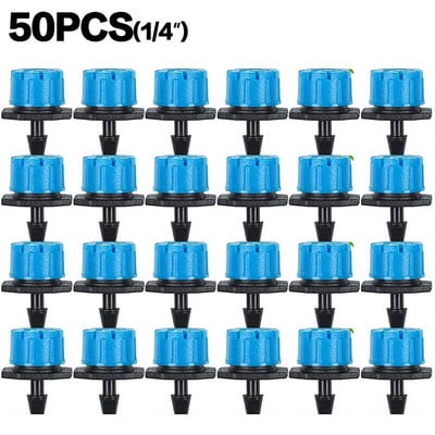 5-50 buc Stropitoare de irigare reglabile Sprinklere 1/4'' Emițător Picurator Micro Sprinklere de irigare prin picurare pentru sistem de udare
