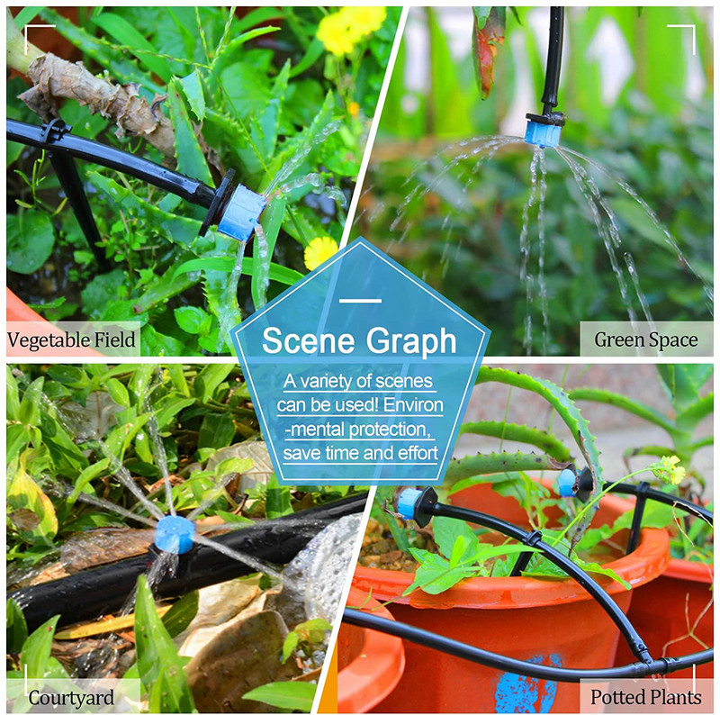 5-50 buc Stropitoare de irigare reglabile Sprinklere 1/4'' Emițător Picurator Micro Sprinklere de irigare prin picurare pentru sistem de udare