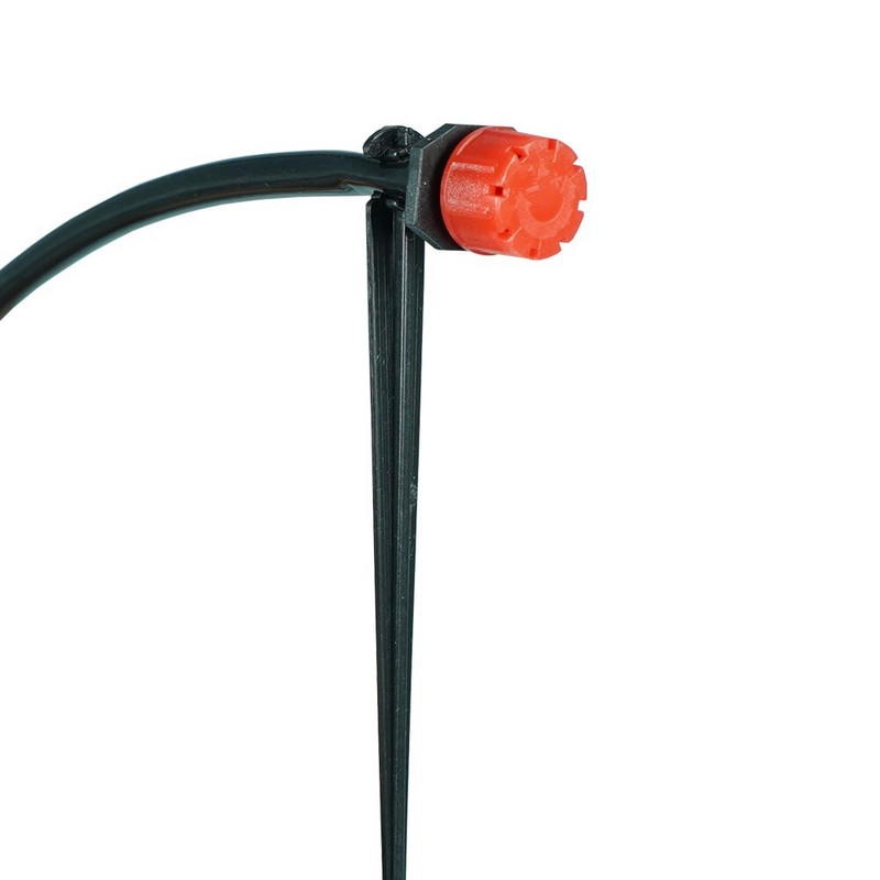 10-50M 1/4'' tömlő mikro csepegtető öntözőrendszer kerti üvegházi növény öntözőkészlet 8 lyukú, állítható áramlású csepegtető öntöző