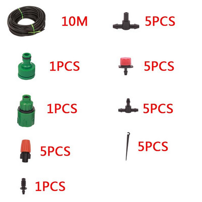 10M 15M 20M 25M 30M Sistem de irigare pentru udarea grădinii Kit de udare pentru irigare prin picurare cu furtun din PVC Stropitor pentru aburire