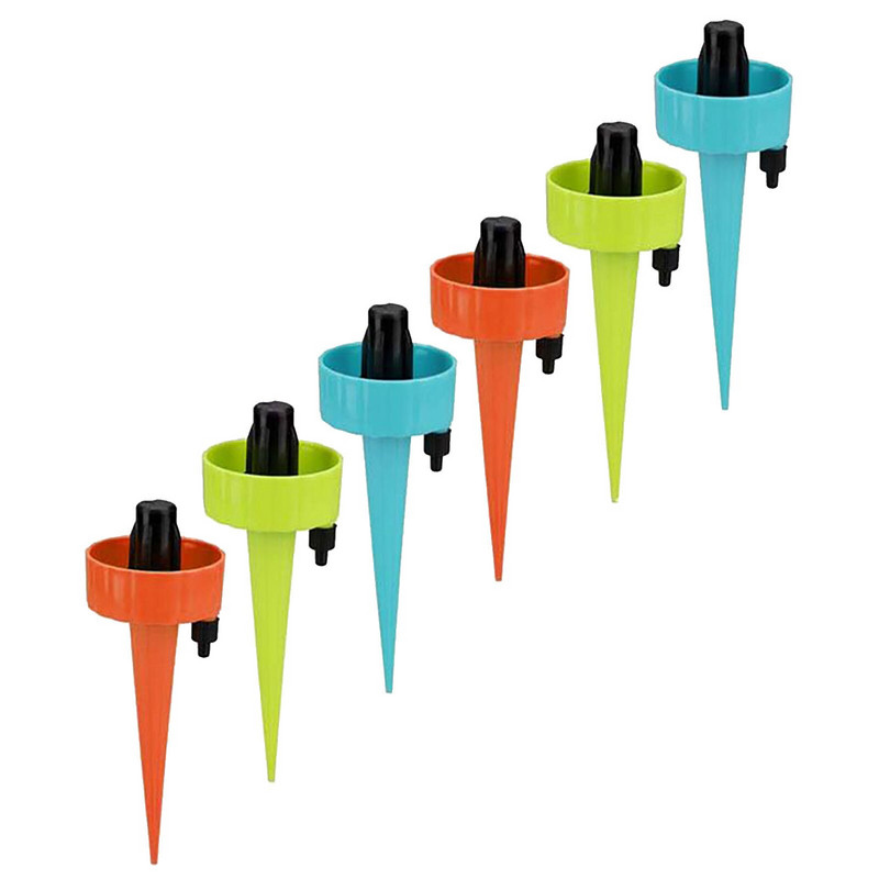 Augalų savaiminio laistymo spygliai Stakes Auto lašelinio laistymo sistema Augalų gėlių vazoninis laistymo įrankis Dripper Spike Kit Sodo reikmenys