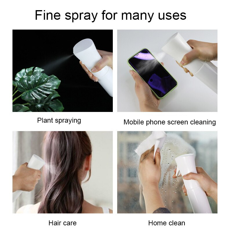 200 ml-es nagynyomású spray palack alkoholos fertőtlenítő utazási köd spray palack hordozható kozmetikumok öntözőkanna olajos vízforralók