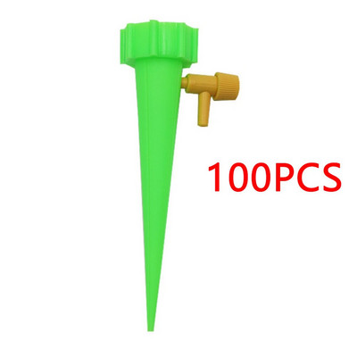 100 ΤΕΜ Κιτ αυτοποτίσματος Αυτόματες ποτίστρες Πότισμα με σταγόνες Συσκευή ποτίσματος φυτών εσωτερικού χώρου Plant Garden Gadgets Creative