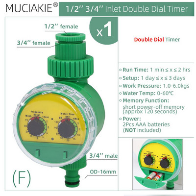 0-50M Vrtni kuglasti ventil Tajmer Automatski sustav za navodnjavanje Navodnjavanje i oprema Kompleti za kapanje na otvorenom Podesiva mlaznica za prskalice