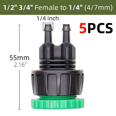 10-100m 4/7mm PVC tömlő 1/4'' kerti öntözőcső üvegházi növény virágos öntöző mikro csepegtető cső csapcsatlakozóval