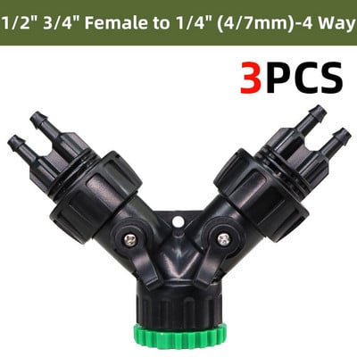 10-100m 4/7mm PVC tömlő 1/4'' kerti öntözőcső üvegházi növény virágos öntöző mikro csepegtető cső csapcsatlakozóval