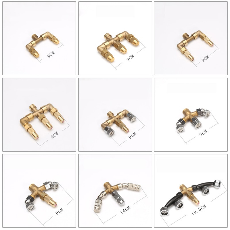 Žemės ūkio purškimo pistoletas Pesticidų Ūkininkavimas Žemės ūkio purškimo antgalis M14*1.5 Žemės ūkio pesticidų purškimo pistoletas