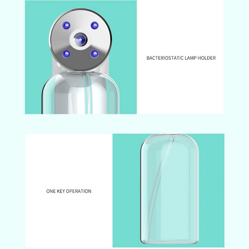 500ml/250ml Pistol de pulverizare Nano Pulverizator de ceață Nano Pulverizator de igienizare Mașină de dezinfecție Sterilizator portabil de aer la biroul de acasă