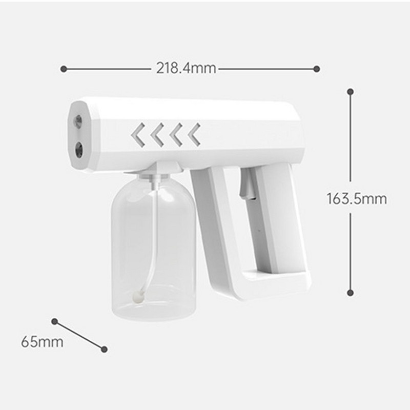 500ml/250ml Pistol de pulverizare Nano Pulverizator de ceață Nano Pulverizator de igienizare Mașină de dezinfecție Sterilizator portabil de aer la biroul de acasă