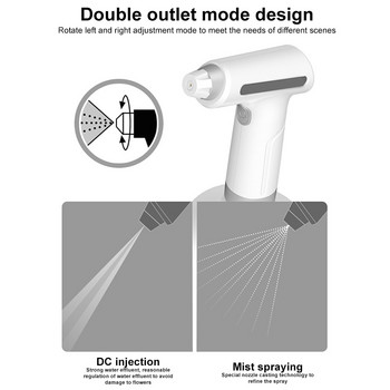 Електрическа бутилка със спрей за растения USB акумулаторна бутилка със спрей за автоматично напояване Преносима ръчна градинска пръскачка Инструменти