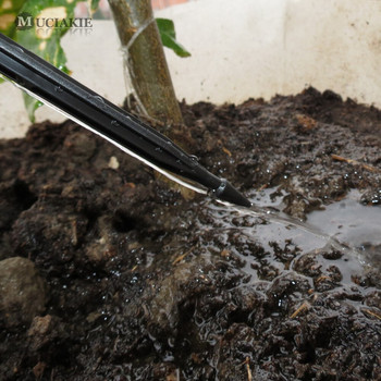 MUCIAKIE 1KIT 3/5mm Σύστημα ποτίσματος κήπου με σταγόνες άρδευσης 1/8\'\' Hose High Drip Flow Kit 2L 4L 8L Compensating Emitters System