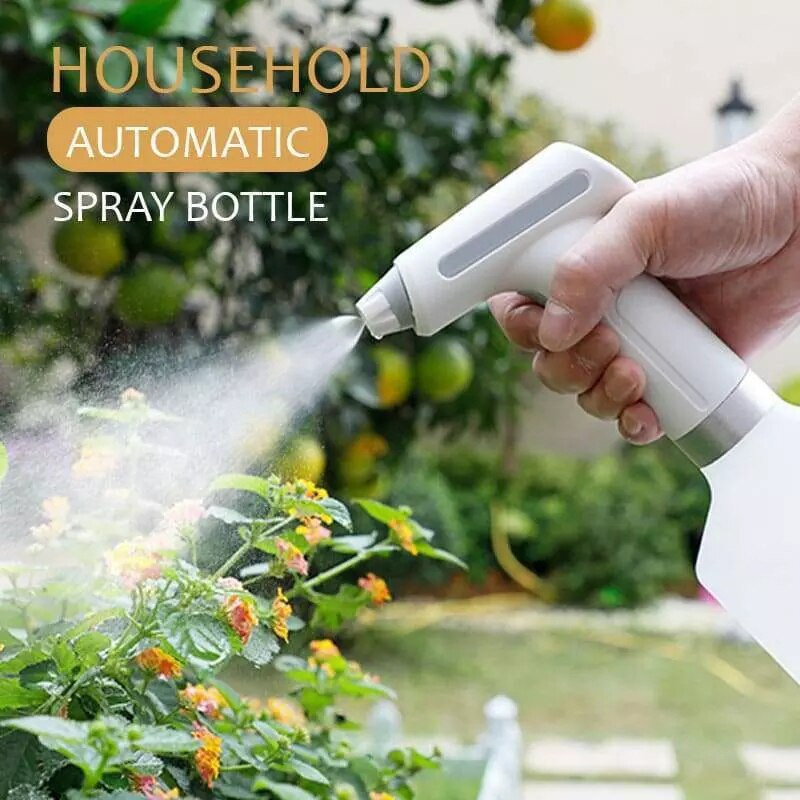 Sticlă automată de udat pentru plante, 900 ml, sticlă cu pulverizator de grădină, mașină de udat de grădină cu USB, pulverizatoare de grădină