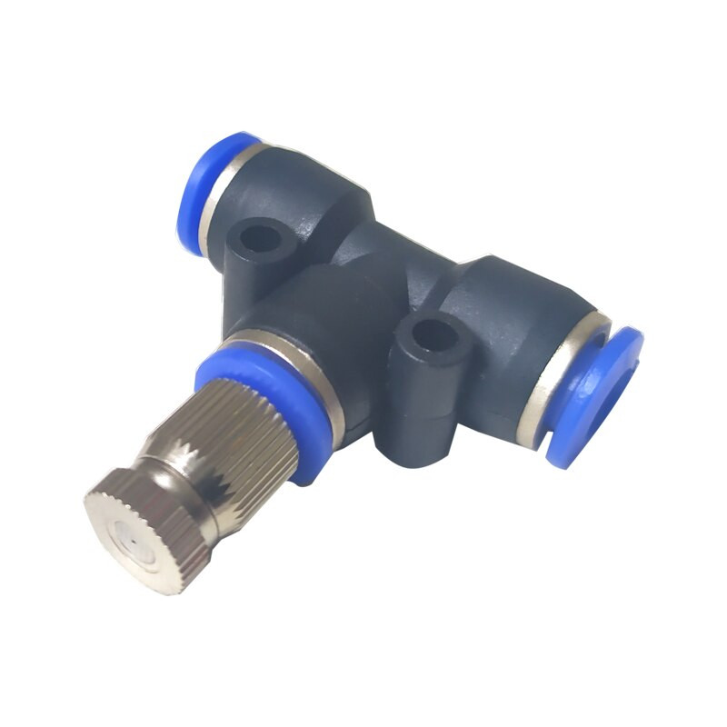 Sistem de răcire pentru ceață de trambulină Sistem de aburire pentru terasă cu 10 duze de pulverizare Kit Mister în aer liber pentru seră de grădină